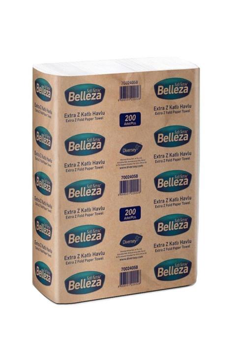 BELLEZA Z Katlama Kağıt Havlu 200'lü 12 Paket