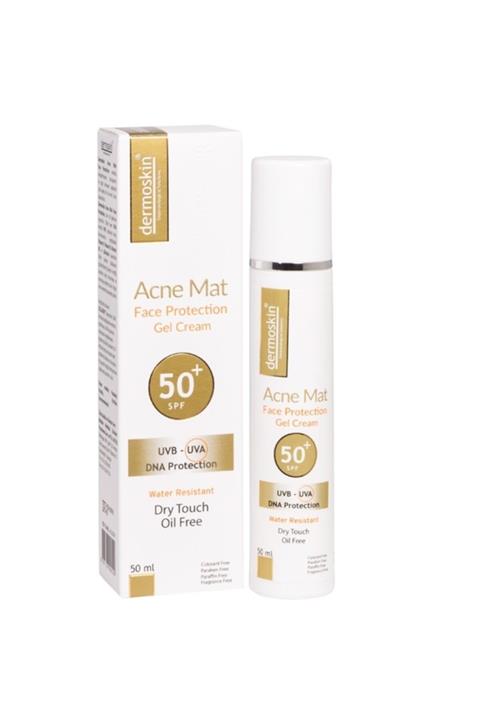 Dermoskin AcnMat SPF 50+ Güneş Koruyucu Jel Krem 50ML