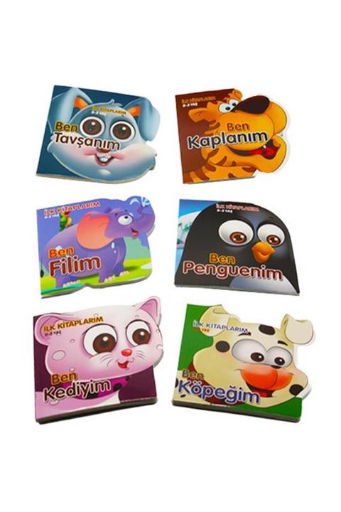 Çocuk Gezegeni Hayvanlar  Ilk Kitaplarım Seti 0-3 Yaş - 6 Kitap