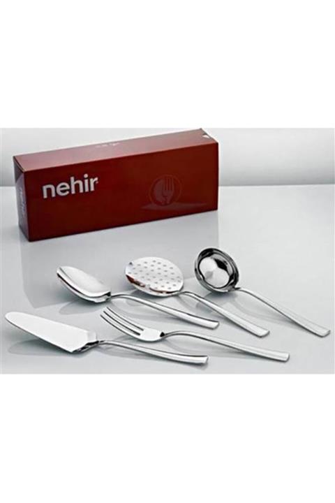 Nehir Sahra Servis Takımı - 5 Parça Sofra Servis Seti