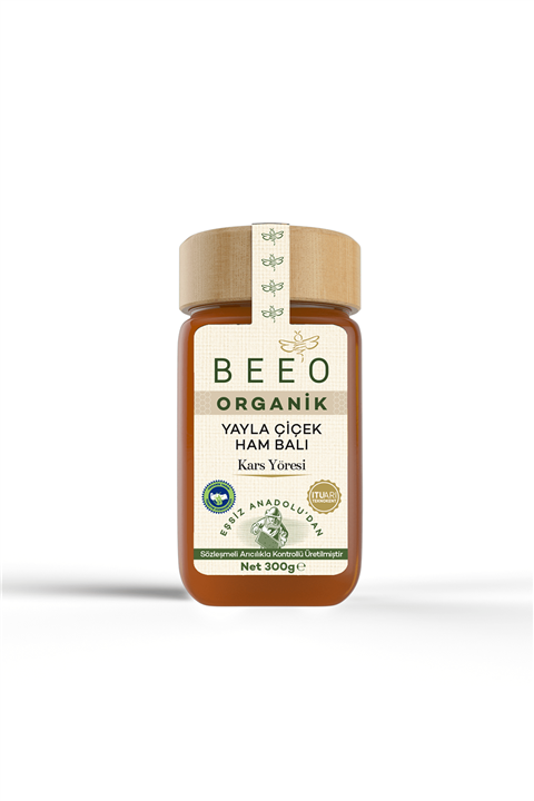 BEE'O Organik Süzme Yayla Çiçek Balı