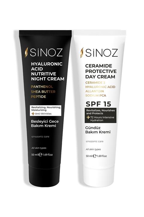 SİNOZ Besleyici Gece Bakım+gündüz Bakım Kremi 2'li Fırsat Paketi