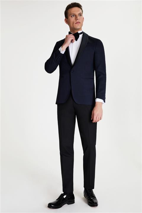 Damat Erkek Lacivert Smokin Takım