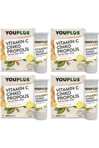 Youplus C Çinko Propolis 20 Efervesan Tablet 4'lü Vitamin