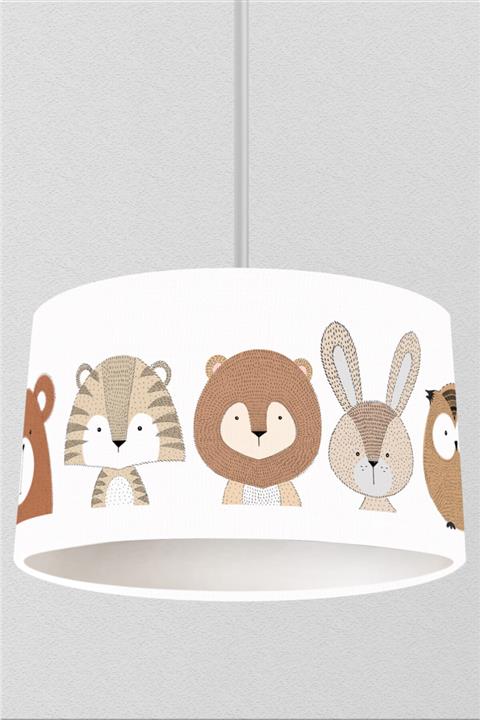 JUNİOR HOME CONCEPT Sevimli Hayvanlı Cocuk Odası Sarkıt Avize