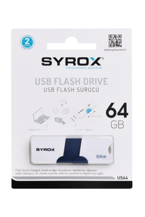 Syrox Sürgülü Usb Bellek 64 Gb