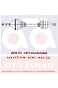 CİFAM Aks Sag 106 205 / Ax Saxo  99 1.5d 1.4 1.0 4 Bıjon