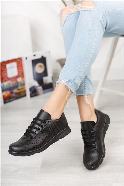 Wadork Kadın Siyah Casual Ayakkabı