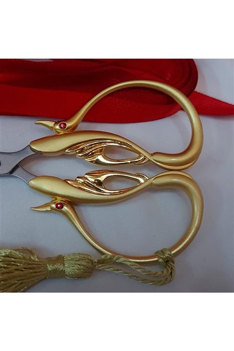 Aker Hediyelik Özel Gün Makası Eskitme Otantik Özel Gün Makasları Keskin Bıçaklı Gerçek Çelik Makaslar