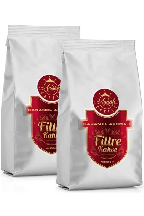 Anisah Coffee Karamel Aromalı Filtre Kahve 2 X 250 Gram