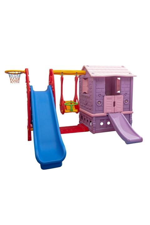 Monte Express Oyun Evi Büyük Set Mor