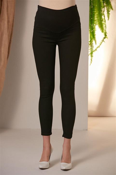 Görsin Hamile Kadın  Siyah Hamile Kot Pantolon