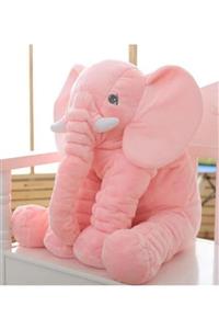 Halley Peluş Oyuncak Pembe Uyku Arkadaşım Peluş Fil 95 cm