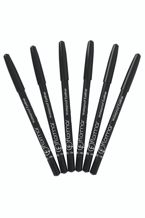 Flormar 6' Lı Siyah Göz Kalemi