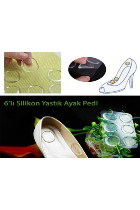 GÖKMUR Ayak Vurma Önleyici Silikon Pedler (6 Adet) U97