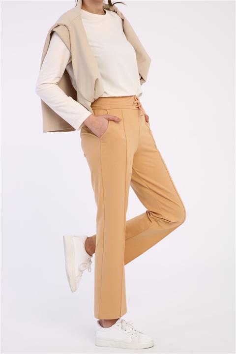 ALLDAY Kadın Açık Bej Cepli Eşofman Altı