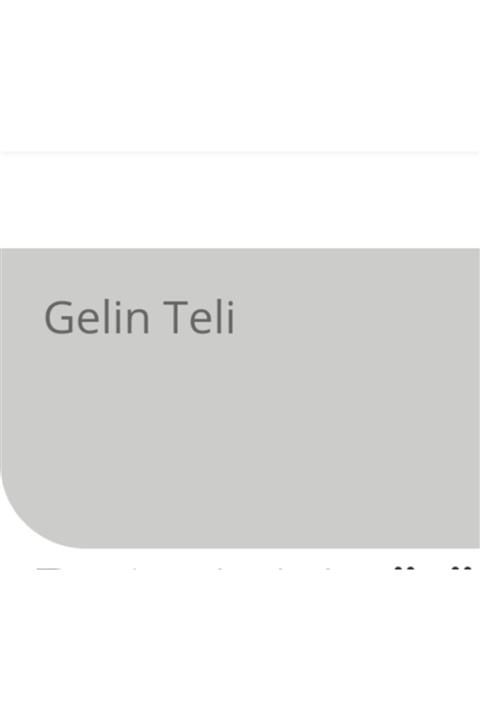 Marshall Maximum Silikonlu Gelin Teli 15 Lt