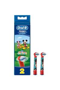 OralB Mickey Mouse Çocuklar Için 2'li Diş Fırçası Yedek Başlığı