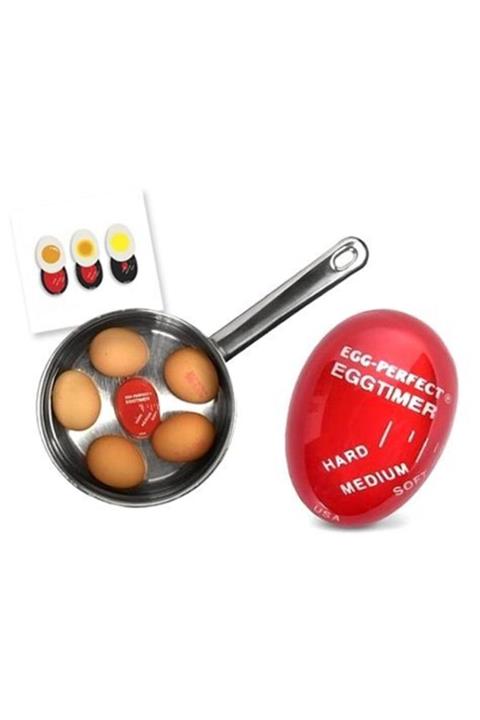 Sam Purchase Home 3 Adet Yumurta Zamanlayıcısı - Isıya Duyarlı Sert Orta Yumuşak Haşlamak Için