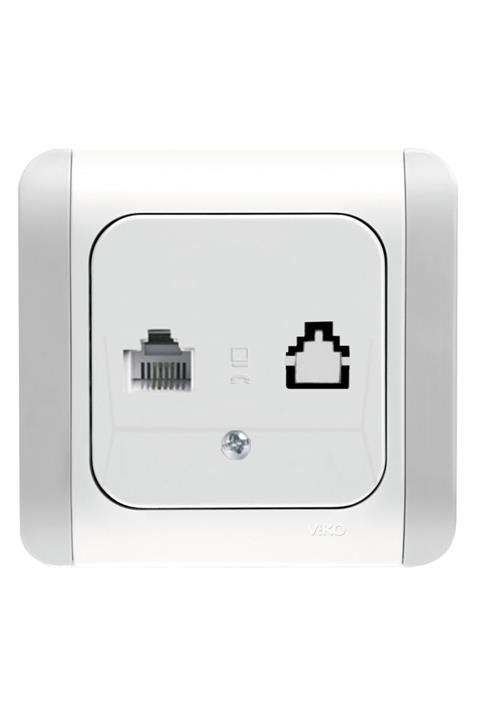 VİKO Beyaz Kardelen Tekli Nümeris Kordonlu Cat3