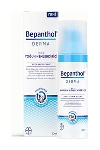 Bepanthol Derma Yoğun Nemlendirici Gece Bakım Kremi 50ML l Provitamin B5 Bakım Kompleksi