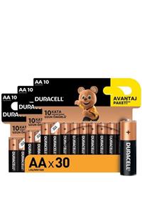 Duracell Alkalin Aa Kalem Piller, 30 Lu Paket