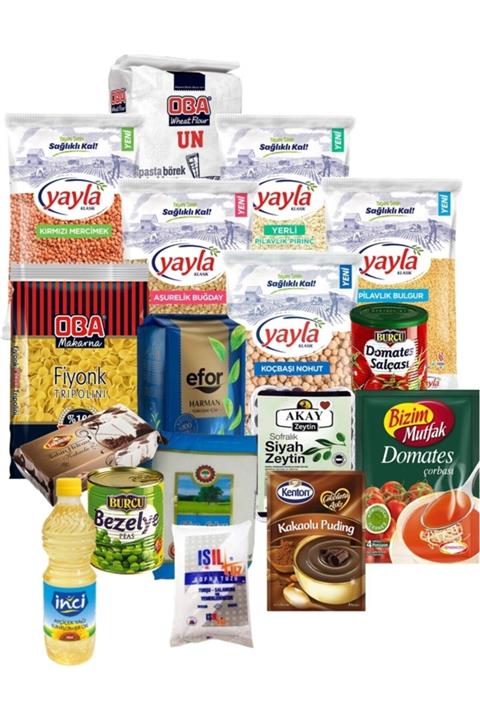 OBA Gıda Erzak Paketi 28 Parça