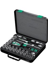 wera 05003645001 Bits Ve Lokma Anahtar Set 1/2 Inç 37 Parçalı Zyklop Speed