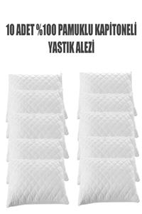 Roi Tekstil 10'lu Fermuarlı Kapitoneli Yastık Alezi / Yastık Koruyucu