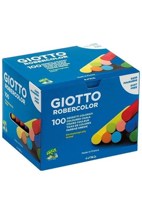 Giotto Robercolor Tebeşir Karışık Renkli 100`lü Kutu