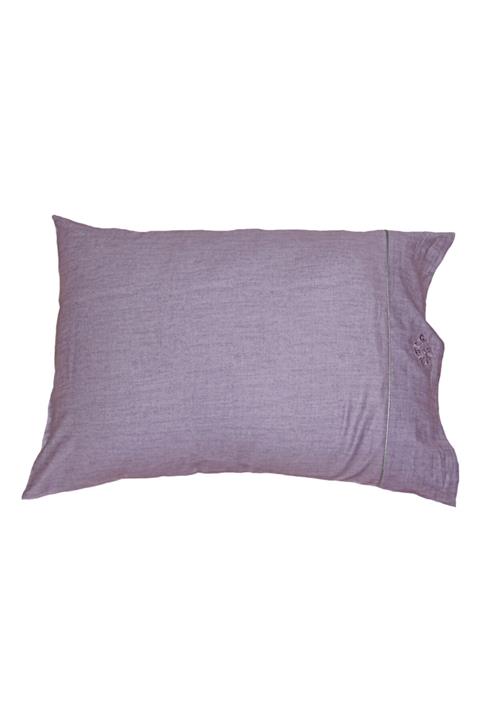 Lucy and Home %100 Pamuk Saten Nakışlı 2li Yatık Kılıfı 50x70 Cm