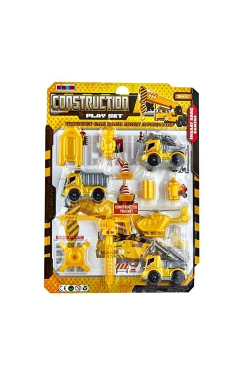 Nizam Oyuncak Büyük Kartelada Inşaat Araç Seti