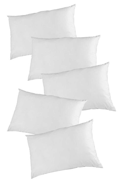 Cactuskids Beyaz Microfiber Silikon Yastık 650 gr 5 Adet