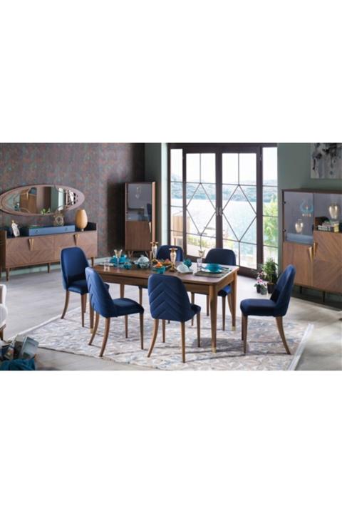 İSTİKBAL Palma Gümüşlük Ceviz-mavi