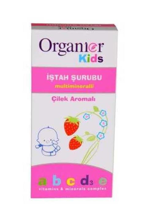 ORGANİER Kids Çilek Aromalı İştah Şurubu 200 ml
