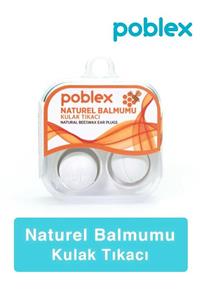 Poblex Naturel Balmumu Kulak Tıkacı - Kulak Koruyucu Tıpası 4'lü