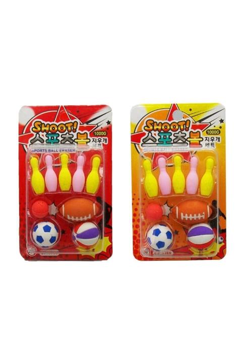 Tk Taros Vintage Label Bowling Topu Şekilli Silgi 24 Lü 2897 (1 Paket 24 Adet)