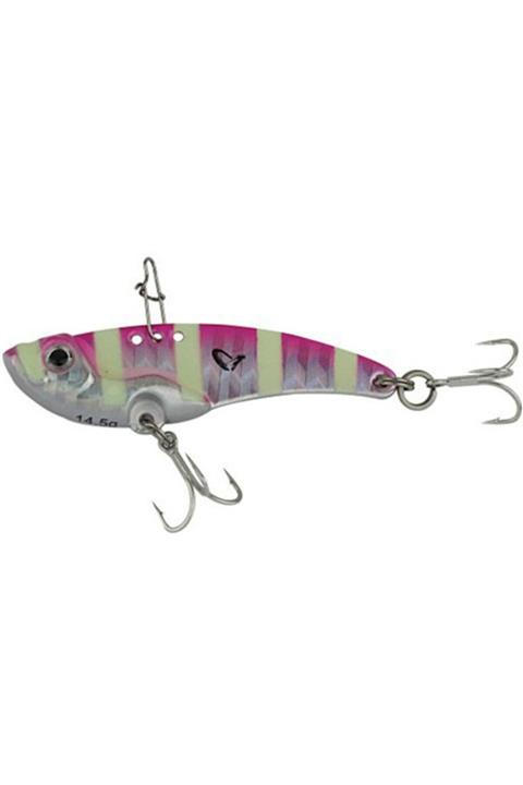 Savage Gear Savagear Vibrasyon 3d Vib Blade Minnow Jig 14,5gr - Vibrasyon Jig Pink Zebra Glow