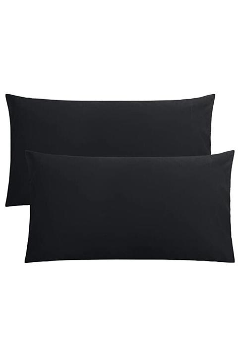 StellaFlavo Stella Flavo 2'li Yastık Kılıfı 50x70+20cm Kapaklı Siyah