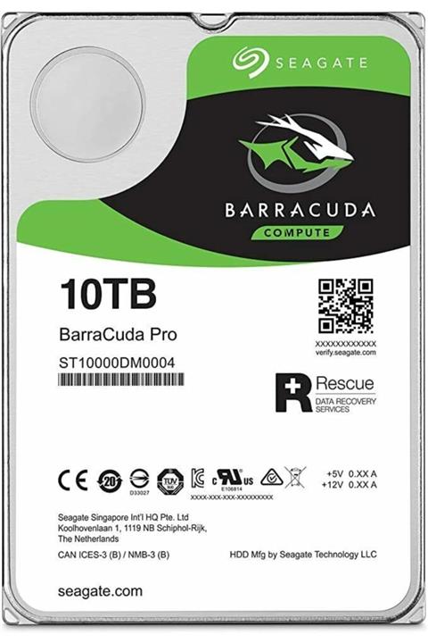 Seagate 10tb Barracuda Pro St10000dm004 3.5 Hard Drive Cache 256mb 7200rpm Harddisk