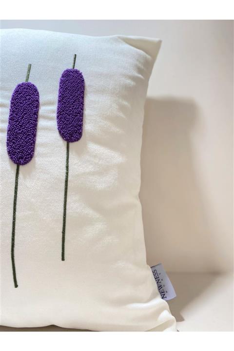 NEWNESS HOME Lavanta Desenli Lavantalı Yastık