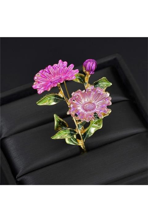Esra Pamir Çiçek Broş