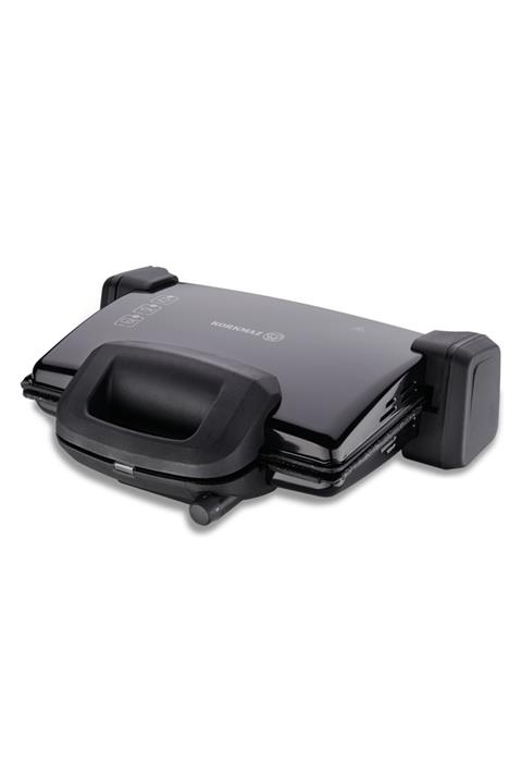 KORKMAZ Kompakto Maxi Siyah Tost Makinesi