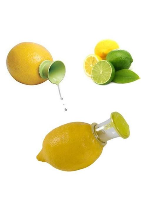 TİNEKE Pratik Neon Limon Sıkacağı Kapaklı Portakal Sıkacağı Kapaklı 1 Adet