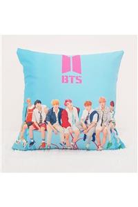 bukashops Bts Mavi Yastık 24x26 Cm