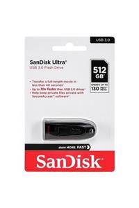 SanDisk 512gb Usb 3.0 Flash Bellek Ultra 100mb/s Sdcz48-512g-u46