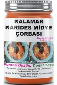 SPANA Kalamar Karides Midye Çorbası Devis'so Tekne Kaptanından Ev Yapımı Katkısız 330gr