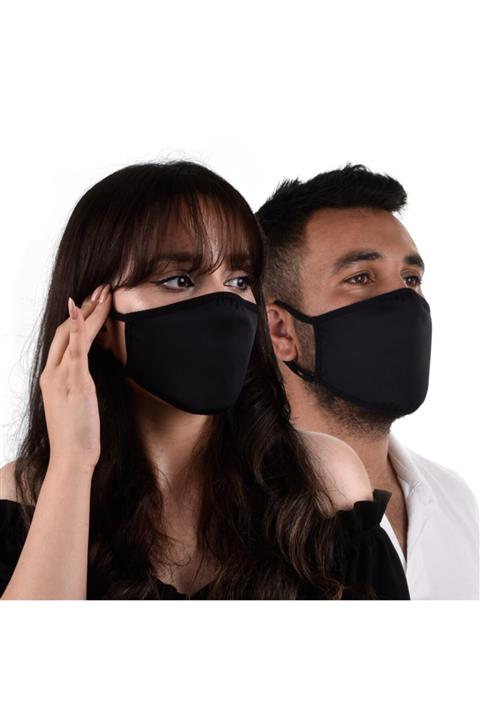 Circles Dark TSE Belgeli-Ruco-Bac Antibakteriyel Sertifikalı-Sınırsız Yıkanabilir Kumaş Maske