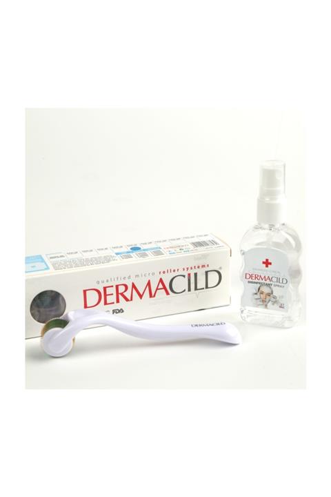 Dermacild 540 İğne Titanyum Dermaroller 0,50mm + Temizleme Spreyi