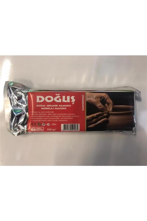 Doğuş Doğal Sramik Hamuru Modelaj Macunu Kahverengi 250gr